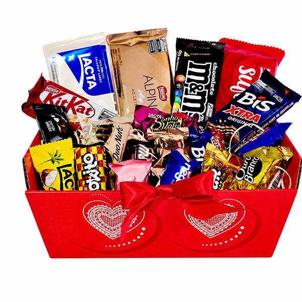 Cesta de Chocolate com Carinho