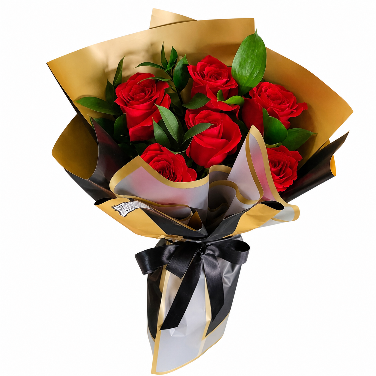 Buqu� Doce Encanto com 6 rosas